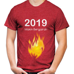 Kaos Kaos ganti tahun 2019