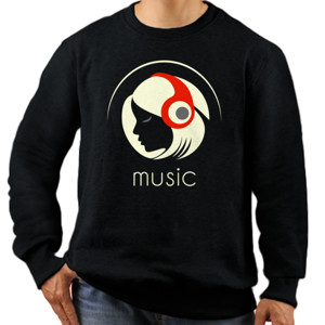 Jaket Sweater Music Woman