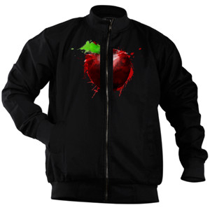 Jaket Bomber Apple Splash