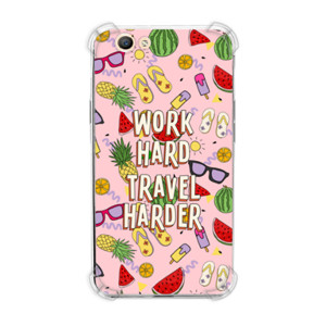Casing HP work hard travel harder iphone case