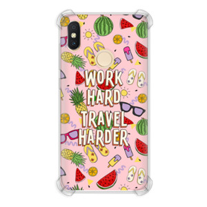 Casing HP work hard travel harder iphone case