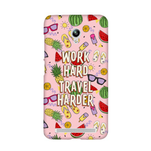 work hard travel harder iphone case Casing HP