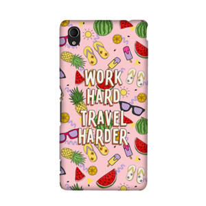 work hard travel harder iphone case Casing HP