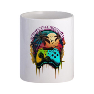 Mug I paused my game to be here