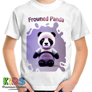 Kaos Cute-Frowned Panda