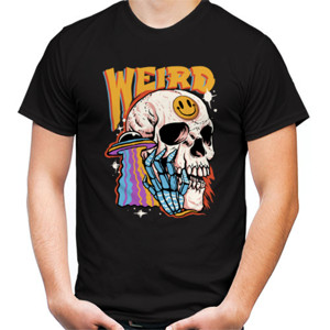 Kaos Weired Alien Skull Ufo T-Shirt