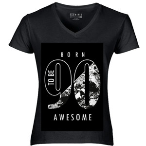 Kaos Born 90 Awesome