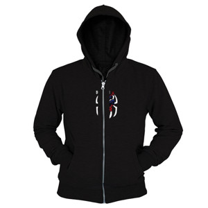 Hoodie Zipper Kaos Spiderman