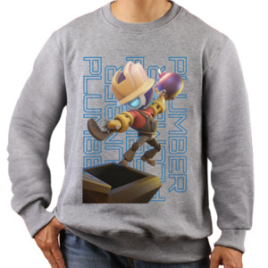 Jaket Sweater  Kaos Super SUS Peran Plumber Bahan Cotton