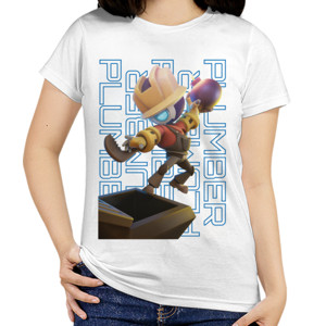 Kaos  Kaos Super SUS Peran Plumber Bahan Cotton