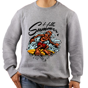 Jaket Sweater Hello Summer