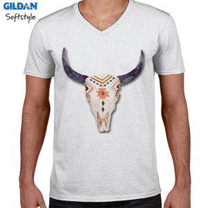 Kaos boho ethnic skull