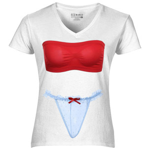 Kaos Bikini Mikro Biru Muda