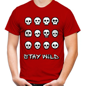Kaos STAY WILD - SKULLS