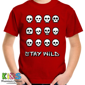 Kaos STAY WILD - SKULLS