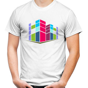 Kaos DISTRO COLORFUL BUILDING