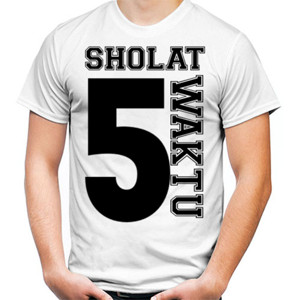 Kaos SHOLAT 5 WAKTU