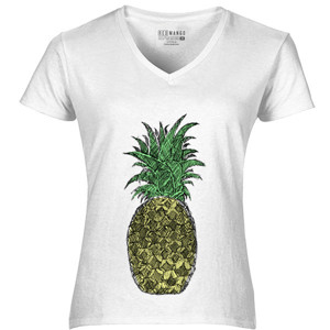 Kaos Pineapple Sketch