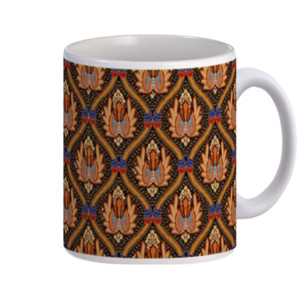 Mug Mug Batik Formal Coklat