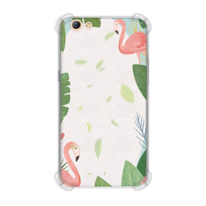 Casing HP Lukisan Tema Flamingo