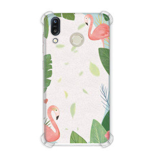 Casing HP Lukisan Tema Flamingo