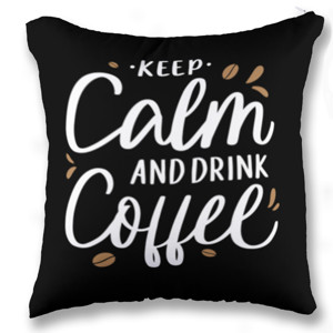 Bantal Quote Coffee