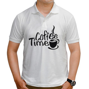 Kaos Polo  Coffee Time 