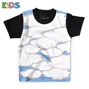 Kaos Anak Full-Print Awan (Cloud)