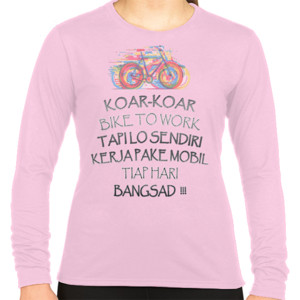 Kaos Kaos tshirt bicycle sepeda