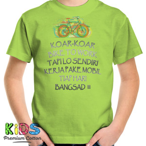 Kaos Kaos tshirt bicycle sepeda