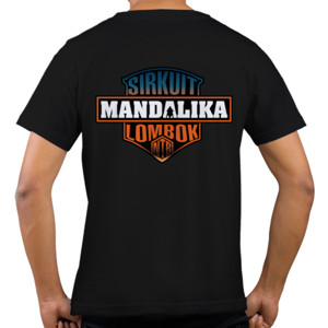 Kaos  Sirkuit Mandalika Lombok NTB Badge Bradient