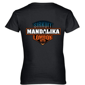 Kaos Sirkuit Mandalika Lombok NTB Badge Bradient