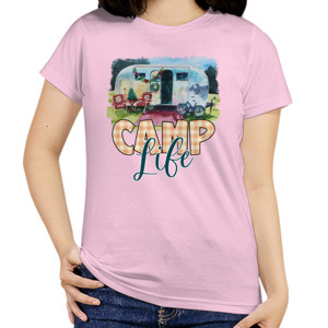 Kaos Kaos Cewe Keren Tema Adventure,Camping,Naik Gunung