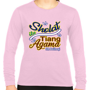 Kaos Sholat itu tiang agama