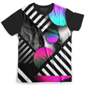 Kaos Fullprint Kaos tshirt stripe abstrak