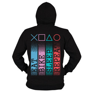 Hoodie Zipper Eat Bike Sleep Repeat 02