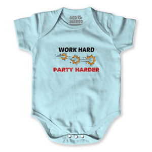 Baby Jumper Work hard Party Hard