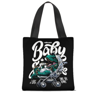 Tas Tote Fullprint Baby dino