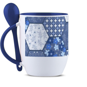 Mug Sendok Sendok Premium Motif Perca 