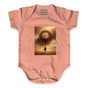 Baby Jumper clock in the desert