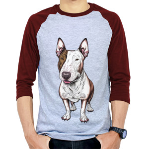 Kaos Raglan Kaos Gambar Anjing 299
