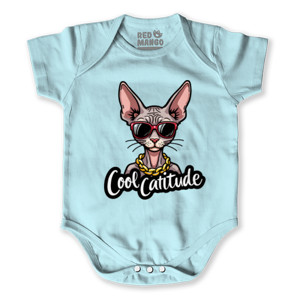 Baby Jumper Kaos Wanita Kucing Sphynx Cool Catitude Keren
