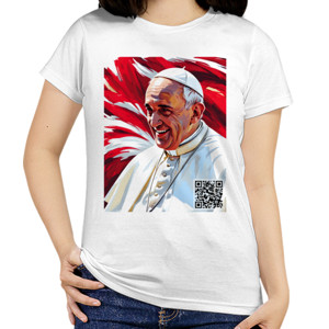 Kaos Wanita POPE FRANCIS 017