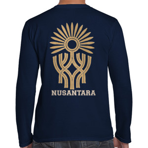 Kaos Sablon Jaket Teknik DTF desain IKN NUSANTARA