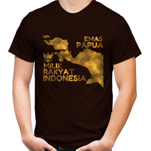 Kaos Emas Papua Milik Indonesia