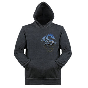 Jaket Hoodie Blue Dragon