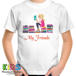 Kaos Barbie Books Custom