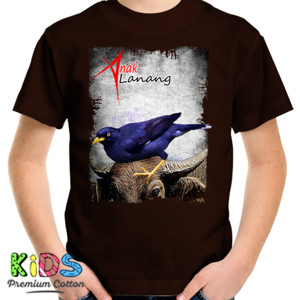 Kaos Burung Jalak Hitam