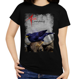 Kaos Burung Jalak Hitam