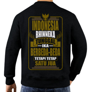 Jaket Sweater BHINNEKA TETAP SATU JUA